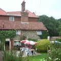 The beer garden of the White Horse at Westleton, A BSCC Splinter Group Camping Weekend, Theberton, Suffolk - 11th August 2002