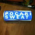 An emtpy can of Pocari Sweat, from Hong Kong, Mother and Mike Visit, and Cat Photos, Brome, Suffolk - 1st September 2002