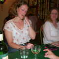 Genaya gets food flicked at her, Michelle's 3G Lab Birthday, The Mews, St. Ives, Cambridgeshire - 20th September 2002