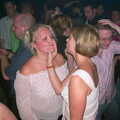 Michelle gets cheeks squished by Wendy, Michelle's 3G Lab Birthday, The Mews, St. Ives, Cambridgeshire - 20th September 2002
