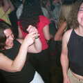 Hannah throws some shapes, Michelle's 3G Lab Birthday, The Mews, St. Ives, Cambridgeshire - 20th September 2002