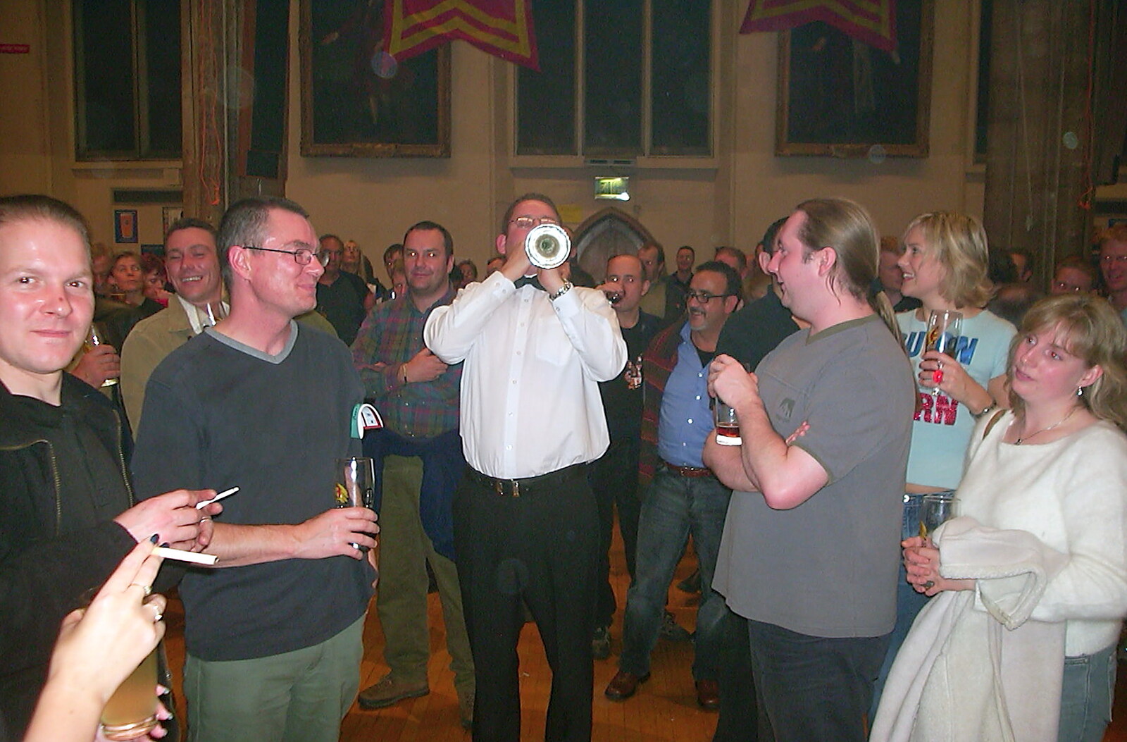 Trumpet Voluntary from the Cawston band from The Norwich Beer Festival, St. Andrew's Hall, Norwich - 26th October 2002