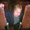 Marc staggers about through the coach, The Norwich Beer Festival, St. Andrew's Hall, Norwich - 26th October 2002