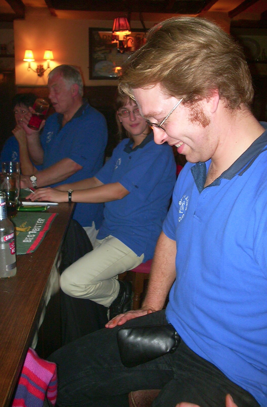 A BSCC Presentation, Brome Swan, Suffolk - 9th November 2002: Marc has something attached to his groin