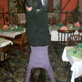 Claire does a headstand too, A BSCC Presentation, Brome Swan, Suffolk - 9th November 2002