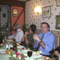 Alan and the top table, The BSCC Christmas Dinner, Brome Swan, Suffolk - 10th December 2002
