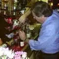 Alan behind the bar, The BSCC Christmas Dinner, Brome Swan, Suffolk - 10th December 2002