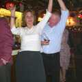 Anne and John Willy do some dancing, The BSCC Christmas Dinner, Brome Swan, Suffolk - 10th December 2002