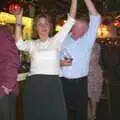 Anne and John Willy do some dancing, The BSCC Christmas Dinner, Brome Swan, Suffolk - 10th December 2002