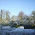 There's a bit of snow in the garden, The House in Snow and a Carburettor, Brome, Suffolk - 20th December 2002
