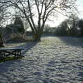 The back garden, The House in Snow and a Carburettor, Brome, Suffolk - 20th December 2002