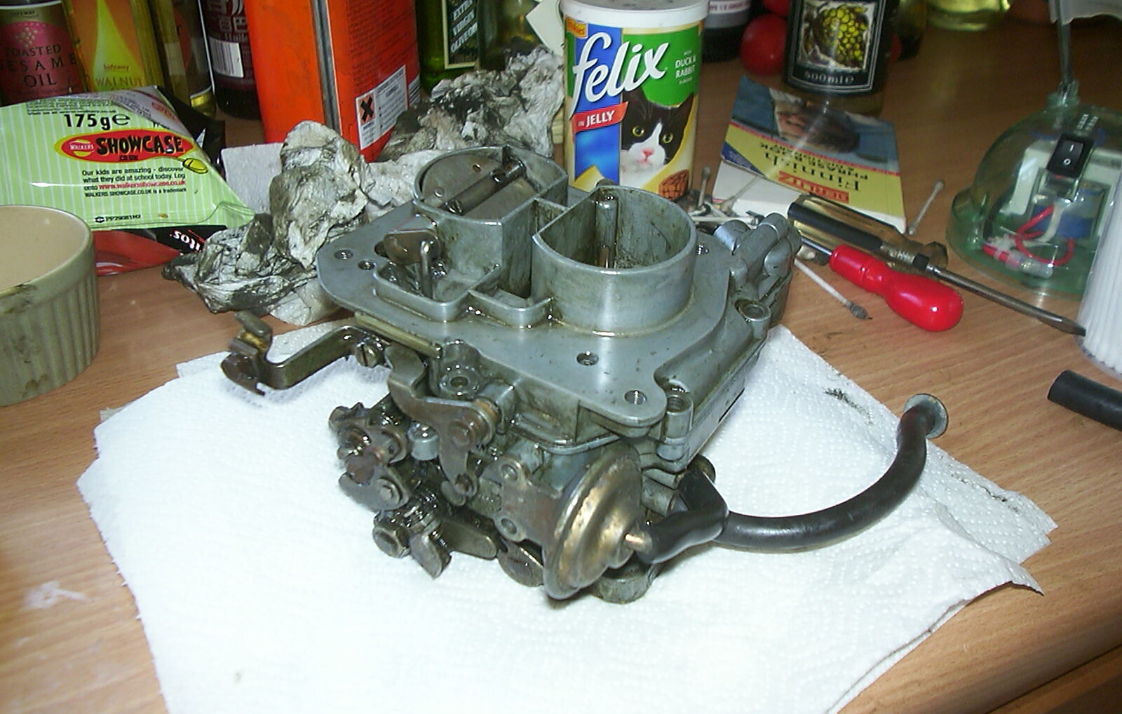 A Weber 34DMTR47 twin-choke carburettor from The House in Snow and a Carburettor, Brome, Suffolk - 20th December 2002