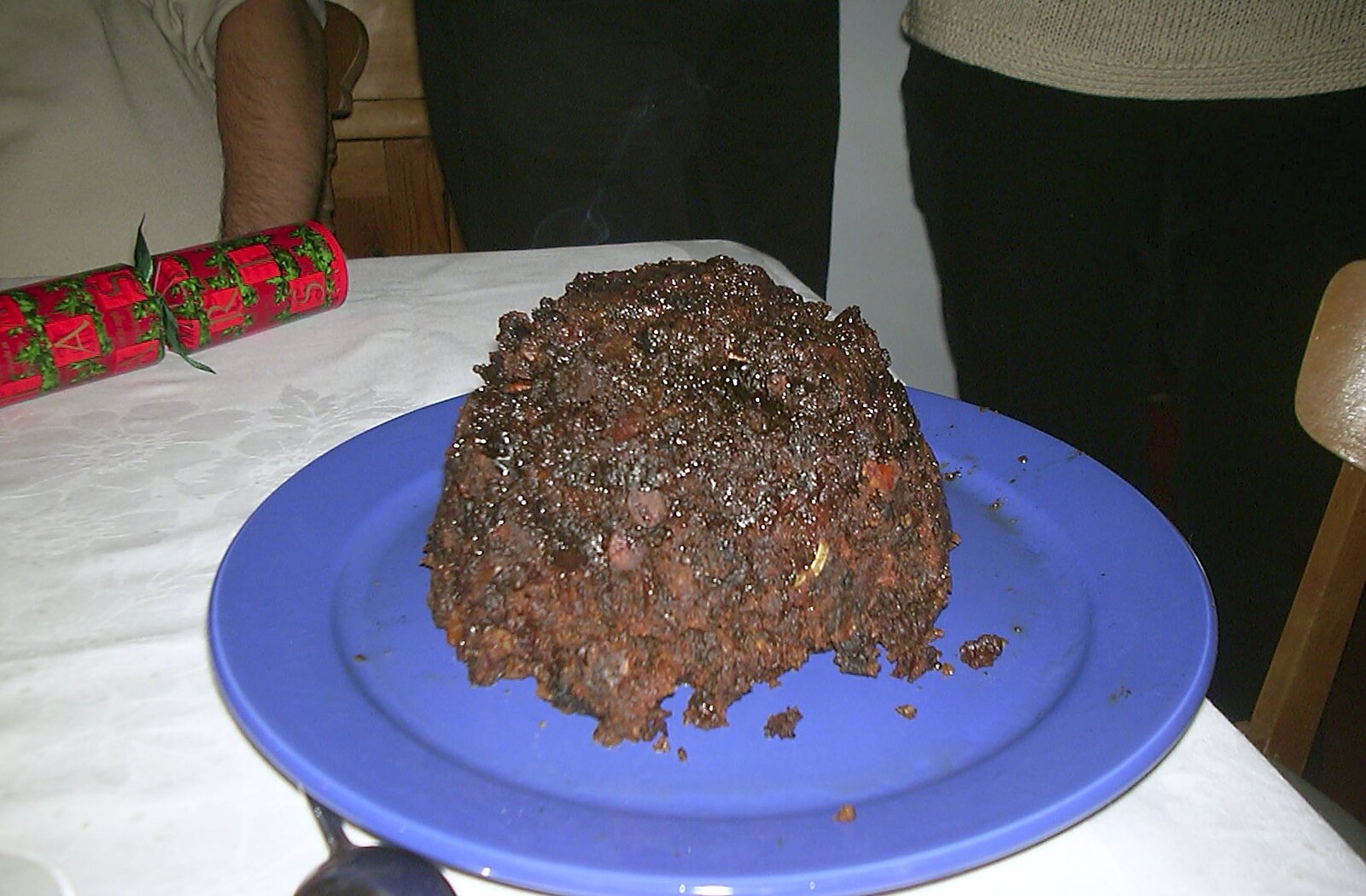 A Christmas pudding from Christmas Day at Nosher's, Brome, Suffolk - 25th December 2002