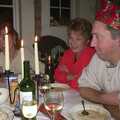 Anne, Nigel and Jenny, Christmas Day at Nosher's, Brome, Suffolk - 25th December 2002