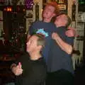 Wavy and John Willy have a sing, New Year's Eve at the Swan Inn, Brome, Suffolk - 31st December 2002