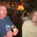 Wavy and Sally, New Year's Eve at the Swan Inn, Brome, Suffolk - 31st December 2002