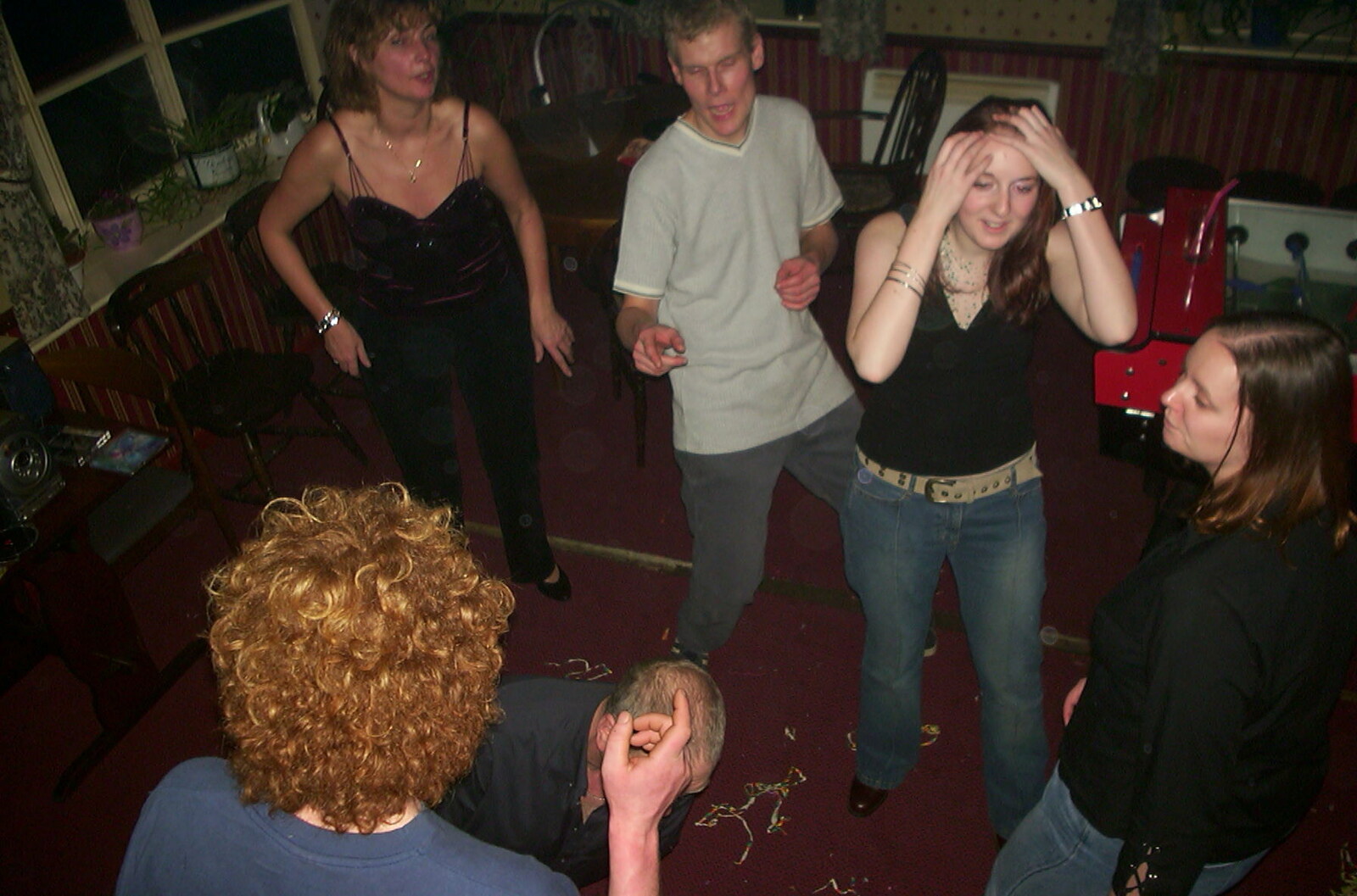 New Year's Eve at the Swan Inn, Brome, Suffolk - 31st December 2002: A Brome Swan disco