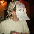 Apple's new hat, New Year's Eve at the Swan Inn, Brome, Suffolk - 31st December 2002