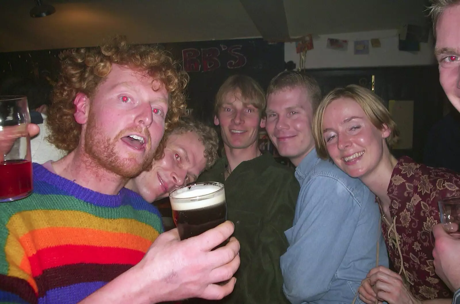 Wavy and the Rabbits in the Shed, from The BBs at The Cider Shed, Banham, Norfolk - 19th January 2003