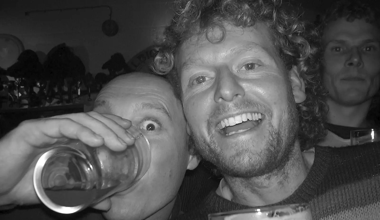 Gov and Wavy, from The BBs at The Cider Shed, Banham, Norfolk - 19th January 2003