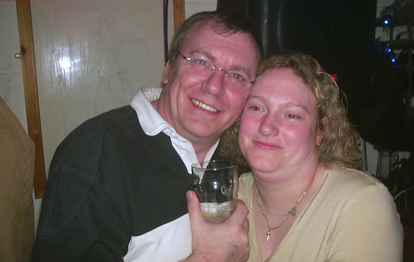 Paul and Sally from The BBs at The Cider Shed, Banham, Norfolk - 19th January 2003
