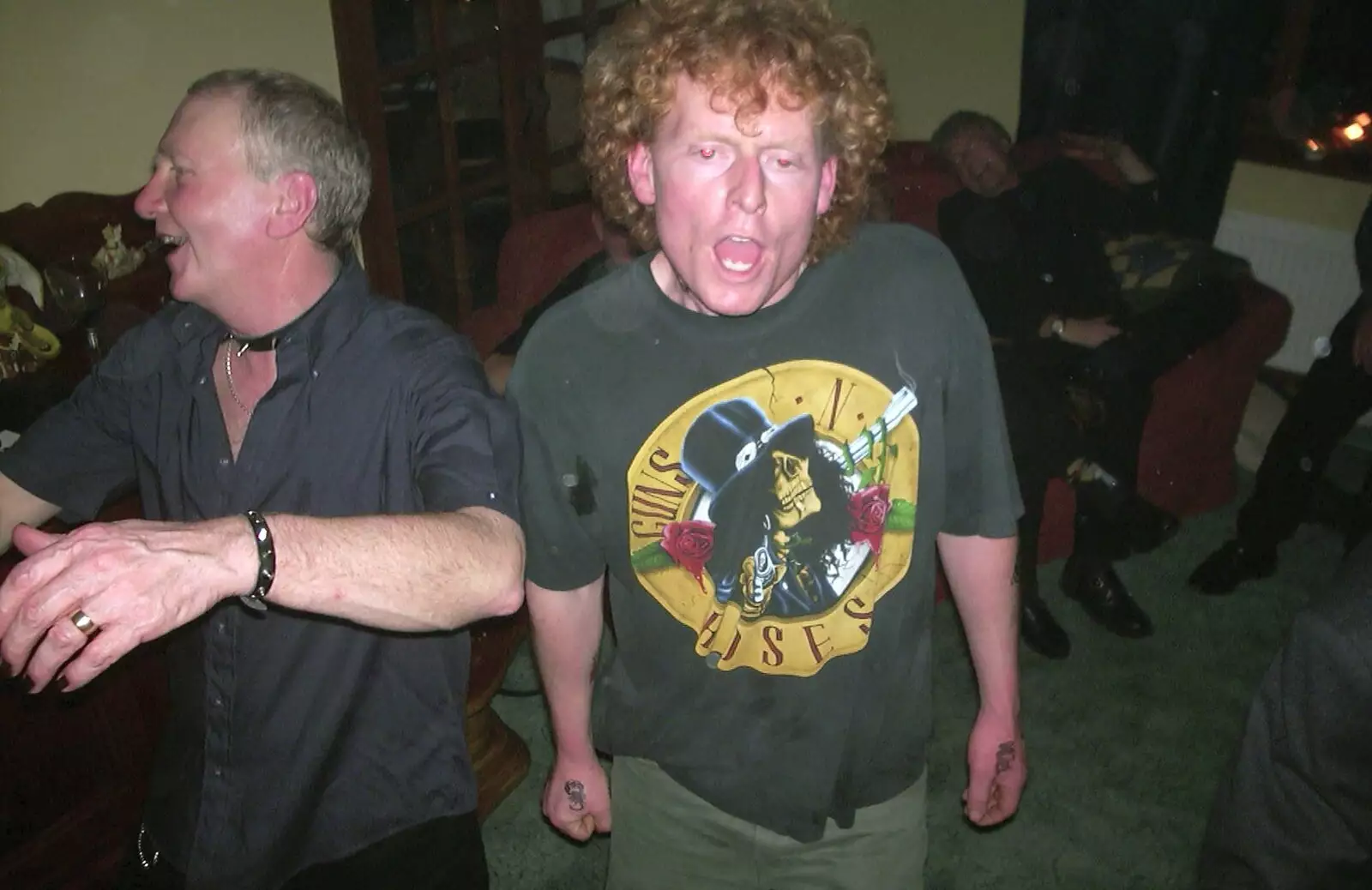 John Willy and Wavy are dancing, from Anne's Gothic Night, Thorndon - 25th January 2003