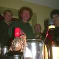 There's something weird on a pint glass, Anne's Gothic Night, Thorndon - 25th January 2003
