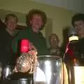 There's something weird on a pint glass, Anne's Gothic Night, Thorndon - 25th January 2003