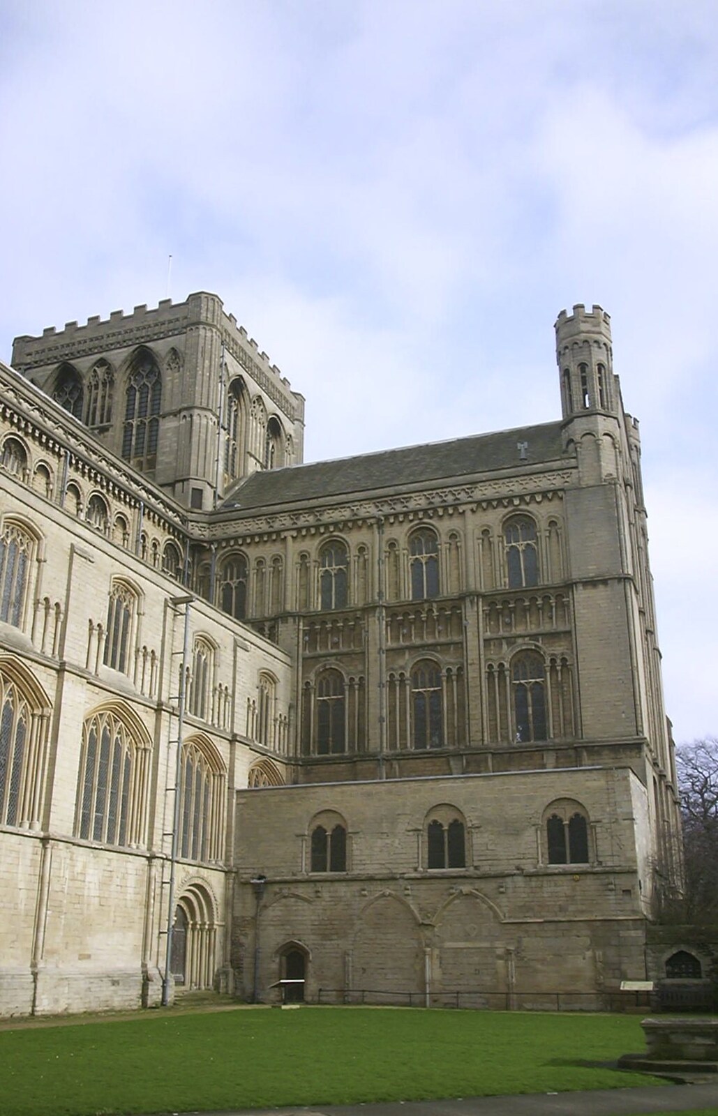 An exterior view of the transept from Longview, Easyworld and Peterborough Cathedral, Cambridgeshire - 10th February 2003