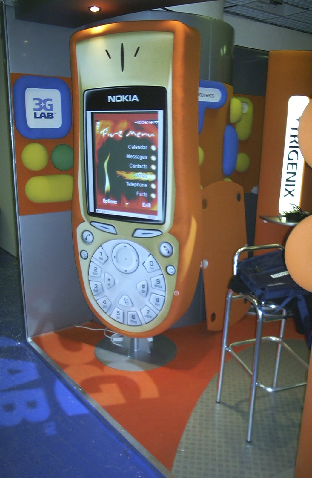 Another giant phone from 3G Lab at the 3GSM Conference, Cannes, France - 17th February 2003