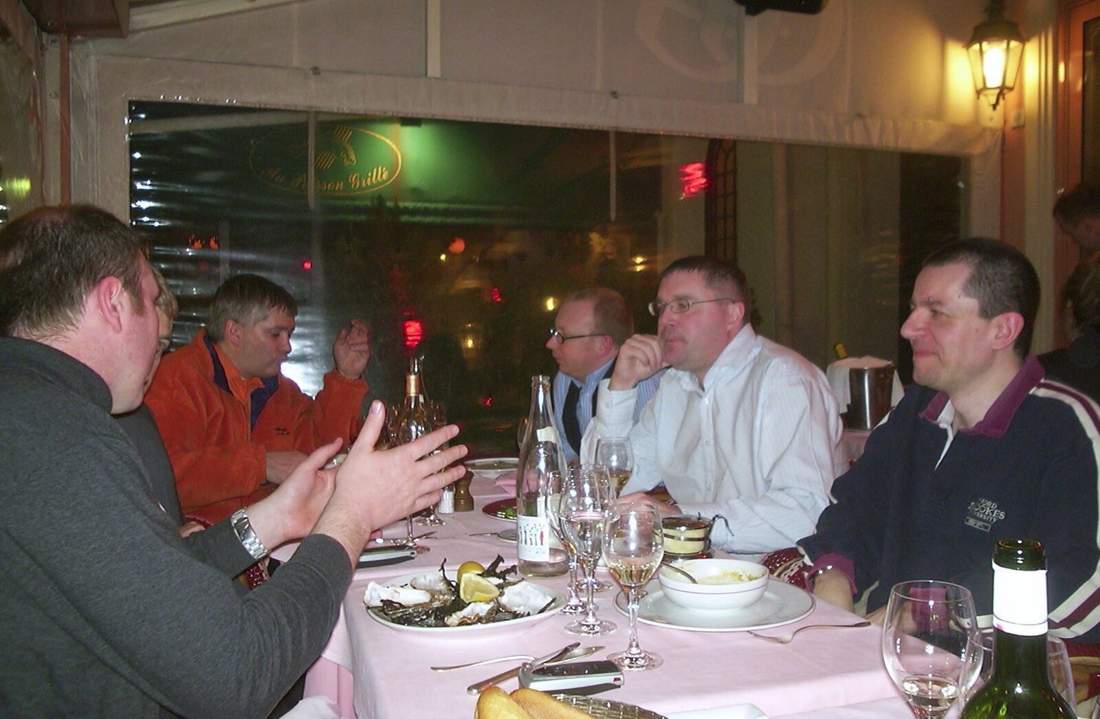 Russell, Phil, Julian, Mike and Dominic from 3G Lab at the 3GSM Conference, Cannes, France - 17th February 2003