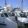 2003 The back of 3G Lab's chartered yacht