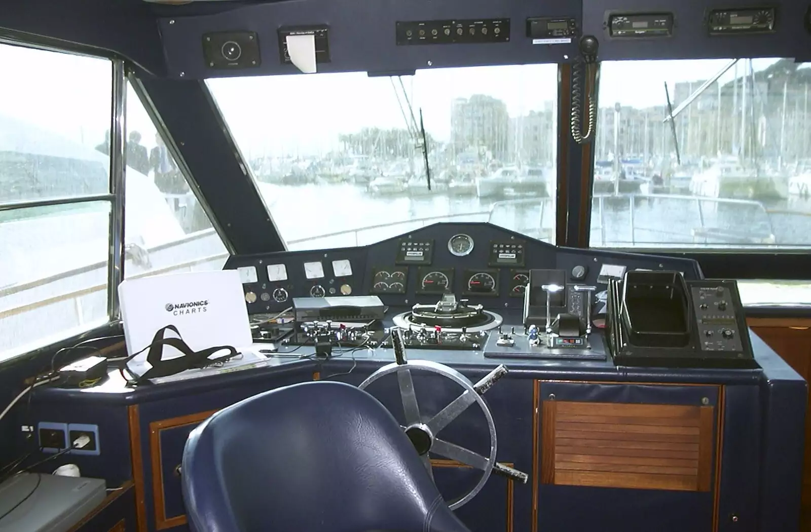 The cockpit of the Jacaranda Bleu, from 3G Lab at the 3GSM Conference, Cannes, France - 17th February 2003