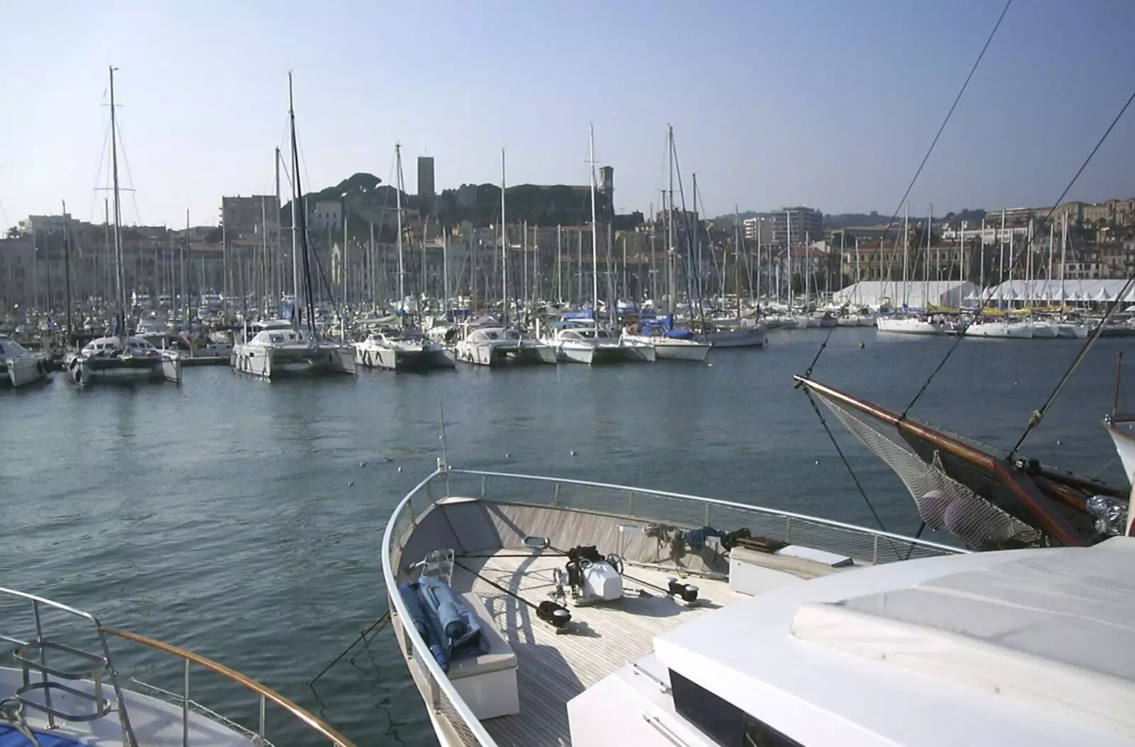 A view over the marina, from 3G Lab at the 3GSM Conference, Cannes, France - 17th February 2003