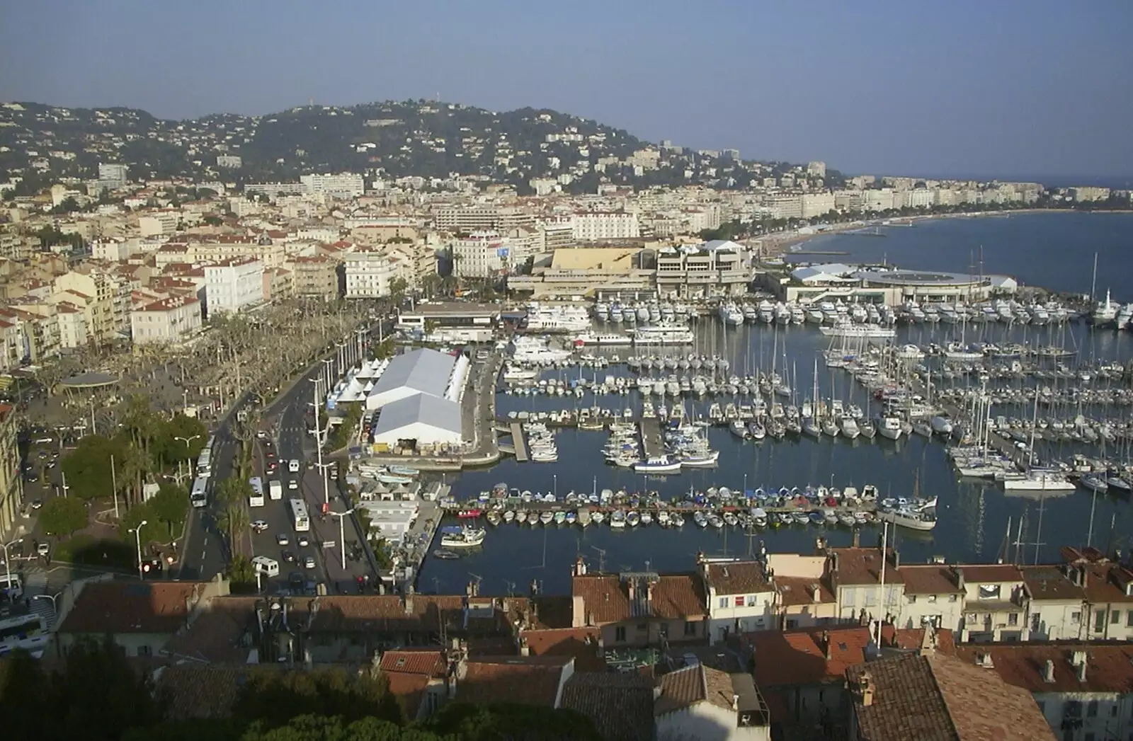 Looking back over Cannes, from 3G Lab at the 3GSM Conference, Cannes, France - 17th February 2003