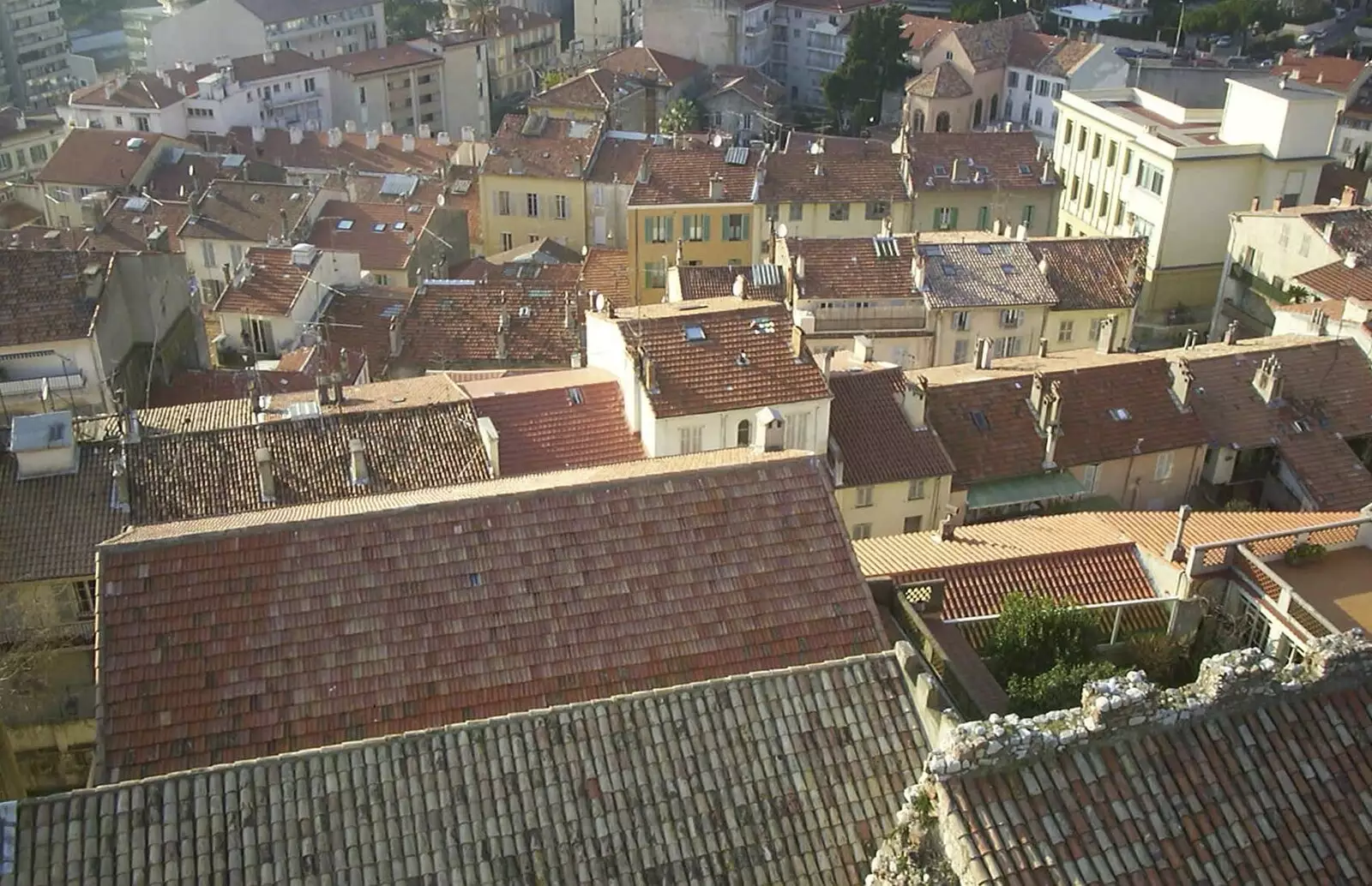 The rooftops of old Cannes, from 3G Lab at the 3GSM Conference, Cannes, France - 17th February 2003