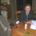 Jill and Nigel, Anne's Satis House Night, Yoxford, Suffolk - 11th March 2003