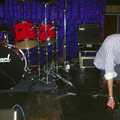 Rob sets stuff up at the Park Hotel, The BBs at Eye Town Hall, Eye, Suffolk - 21st March 2003