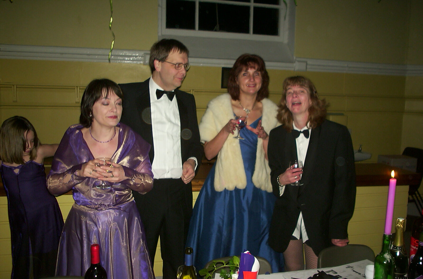 Anne and her friends from The BBs at Eye Town Hall, Eye, Suffolk - 21st March 2003