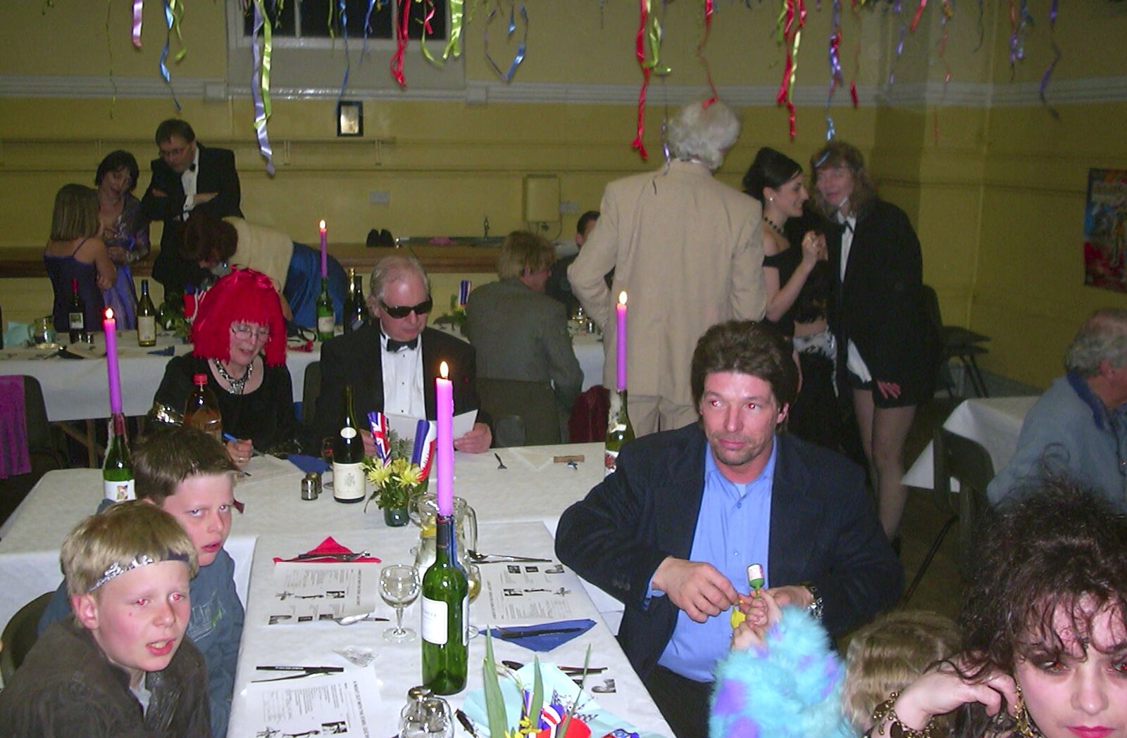 More dinner-table action from The BBs at Eye Town Hall, Eye, Suffolk - 21st March 2003