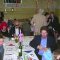 More dinner-table action, The BBs at Eye Town Hall, Eye, Suffolk - 21st March 2003