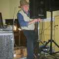 Rob Folkard helps set up the PA, The BBs at Eye Town Hall, Eye, Suffolk - 21st March 2003