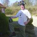 Carolyn on Sunday, Wymondham, Norfolk - 23rd March 2003, Wavy's got his best party hat on already