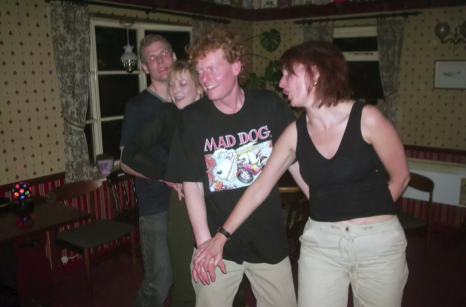 More dancing, from Neil's 30th Birthday at the Swan Inn, Brome, Suffolk - 5th April 2003