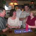 Barry and Davida, with Neil and Helen, Spammy's 50th Birthday at the Swan Inn, Brome, Suffolk - 26th April 2003