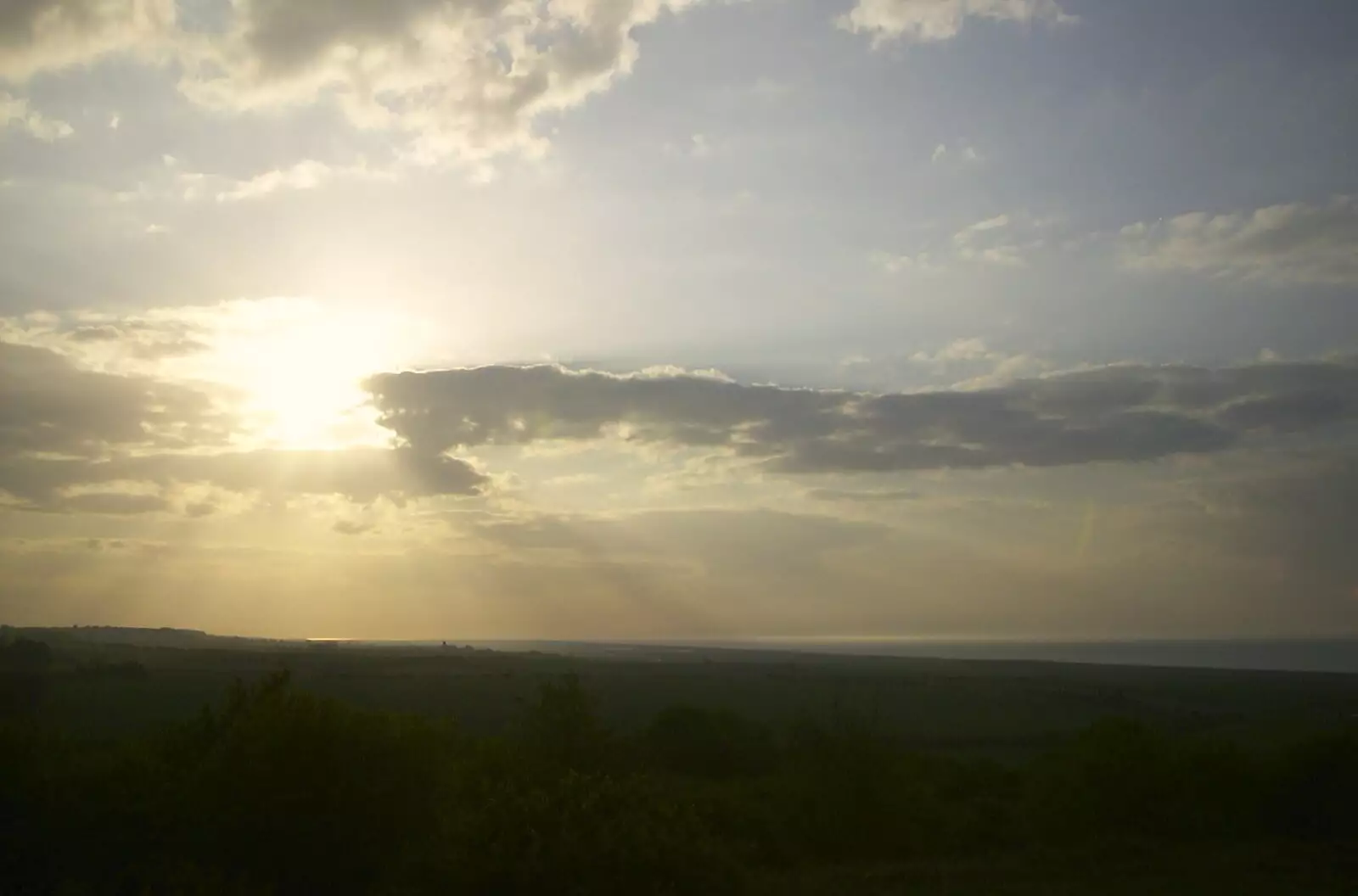 Sunset over the sea, from The BSCC Bike Ride Weekend, Kelling, Norfolk - 9th May 2003