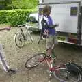 Loading the bikes up, The BSCC Bike Ride Weekend, Kelling, Norfolk - 9th May 2003