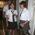 Suey and Pippa, Jenny's School Disco, Thrandeston, Suffolk - 17th May 2003