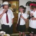Marc has a beer, Jenny's School Disco, Thrandeston, Suffolk - 17th May 2003