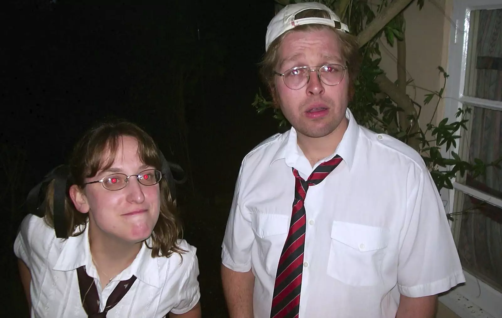 Marc looks puzzled, from Jenny's School Disco, Thrandeston, Suffolk - 17th May 2003